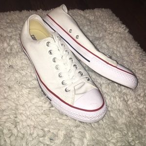 White Low Top All Star Converse